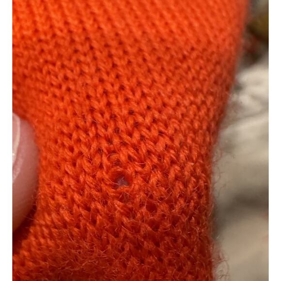 Bella Freud Dance Sweater Women’s Size 6 Wool Long Sleeve Jumper Poppy Red READ - Picture 11 of 11